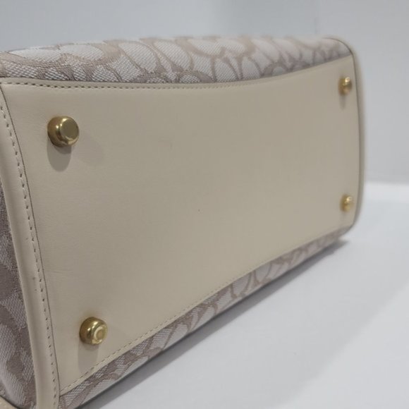 COACH Field Tote 30 In Signature Jacquard $395 C3282 STONE